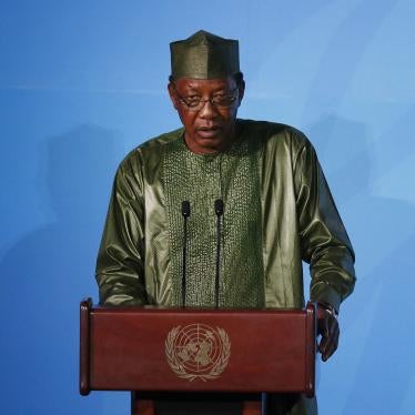 Recently deceased Chadian President Idriss Déby Itno seen here addressing the Climate Action Summit at the United Nations General Assembly, at UN headquarters on Monday, Sept. 23, 2019  
