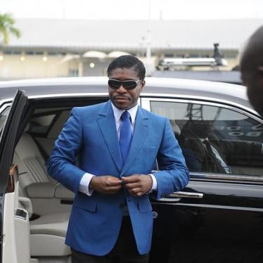 Teodorin Nguema, Equatorial Guinea's vice president and son of President Teodoro Obiang. 