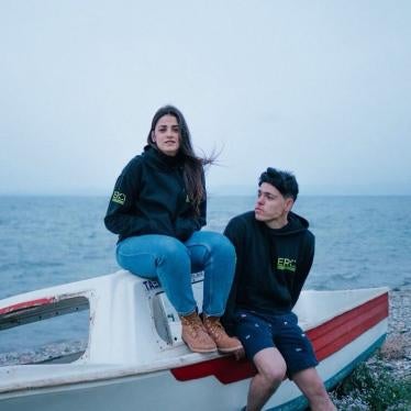 Humanitarian activists Sarah Mardini and Sean Binder