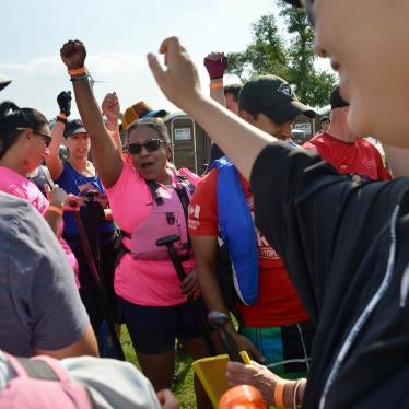 Kaola Baird with teammates at the Dragon Boat Race Festival