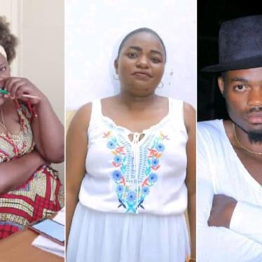 Police officers were implicated in the extrajudicial executions of (left to right) Sylvie Mapera, Carine Kavugho and Moise Mbusa in Buhene, North Kivu, Democratic Republic of Congo on April 12, 2021.