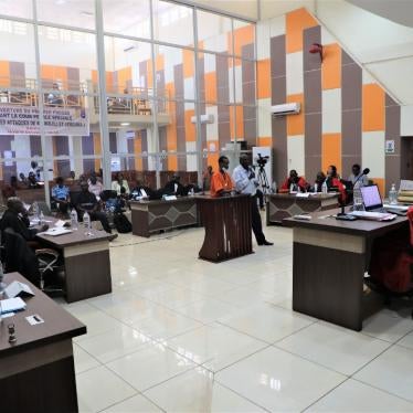 Proceedings at the Special Criminal Court in May 2022 during its first trial.