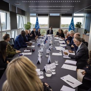 A US bipartisan congressional delegation meets with International Criminal Court  prosecutor.