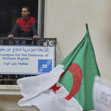 A demonstration in Algiers, Algeria, on March 30, 2021.