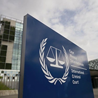 An ICC sign stands in front of a building. 