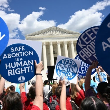 Reproductive rights activists demonstrate in front of the Supreme Court in Washington, DC, on June 24, 2024.