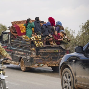 Hundreds of families have fled the eastern countryside of Idlib and western Aleppo, Syria, November 27, 2024. 