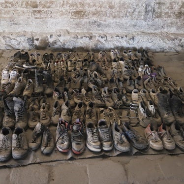 Shoes at the Izaguirre Ranch where skeletal remains were also discovered in the municipality of Teuchitlan, Mexico, March 11, 2025.
