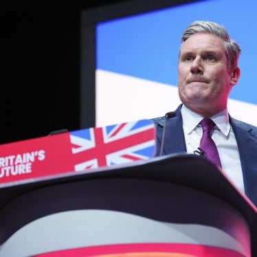 Keir Starmer, Labour Party leader, and now Britain’s Prime Minister, during a speech at the Labour Party conference in Liverpool, England, October 10, 2023.