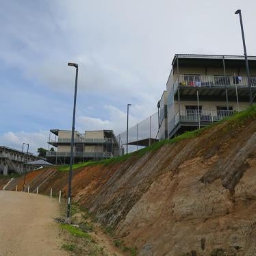 Lorengau transit center, Manus Island, Papua New Guinea, which currently houses 40 refugees