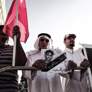 placards of torture victims