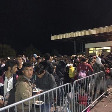 Croatia refugees Opotovac Camp 