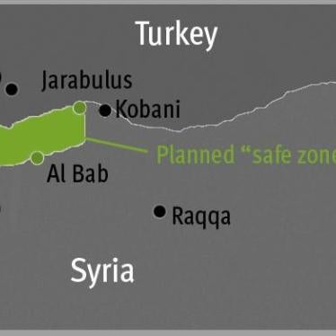 The proposed “safe zone” on the border of Turkey and Syria
