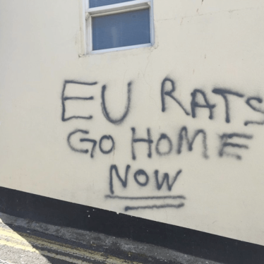 UK Brexit graffiti