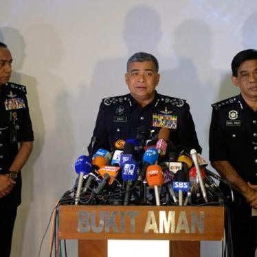 Khalid Abu Bakar, Malaysia’s inspector general of police.