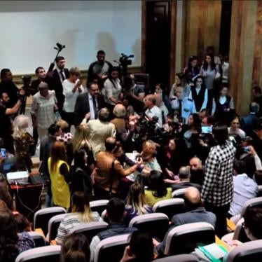 Public debate on the law on violence in the family, passed in December 2017. 