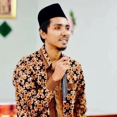 Aiman Hadeng, chair of the Justice for Peace Network, has been detained in a military camp in Thailand’s Yala province since February 23, 2018.