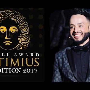 Suleiman Qashout, a prominent TV anchor who is chairman of the Septimius Award’s board of directors, was arrested by an armed group in Libya along with Ahmed Yaacoubi, the Septimius Award director. © 2018 Facebook