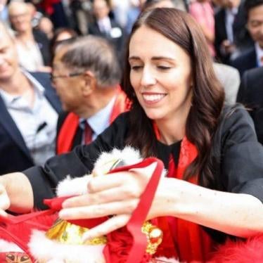 New Zealand Prime Minister Jacinda Ardern during a celebration of the Chinese Lunar Near Year on February 2, 2019 in Auckland, New Zealand.