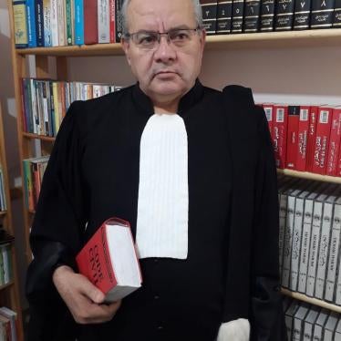 Lawyer, Mr. Salah Dabouz, former president of the Algerian League for the Defense of Human Rights (LADDH).