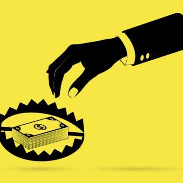 Business Trap Corruption Graphic