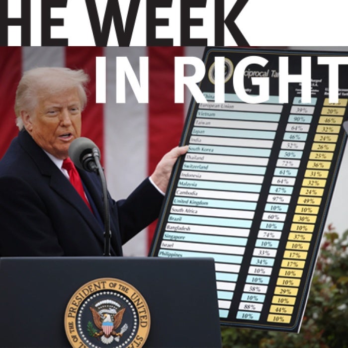 Donald Trump addresses crowd. 